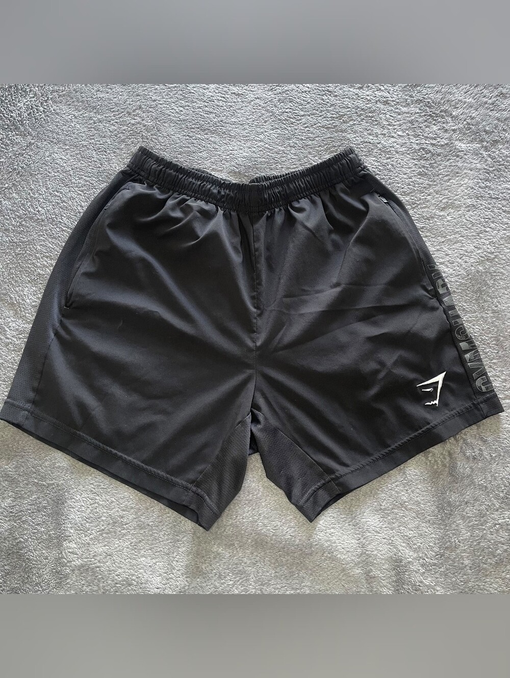 Gymshark Training Shorts Black Men's Small Drawstring Athletic Gym